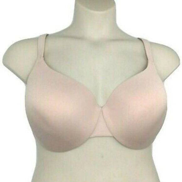 Lane Bryant Cacique Womens Bra Backsmoother U/W Full Coverage Size 44DDD Pink - Picture 2 of 10